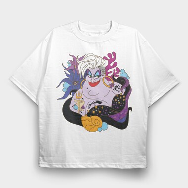 Villanas Disney Ursula D, Tricou Oversize Barbati (Unisex)