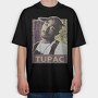 Tupac 2, Tricou Oversize Barbati (Unisex)
