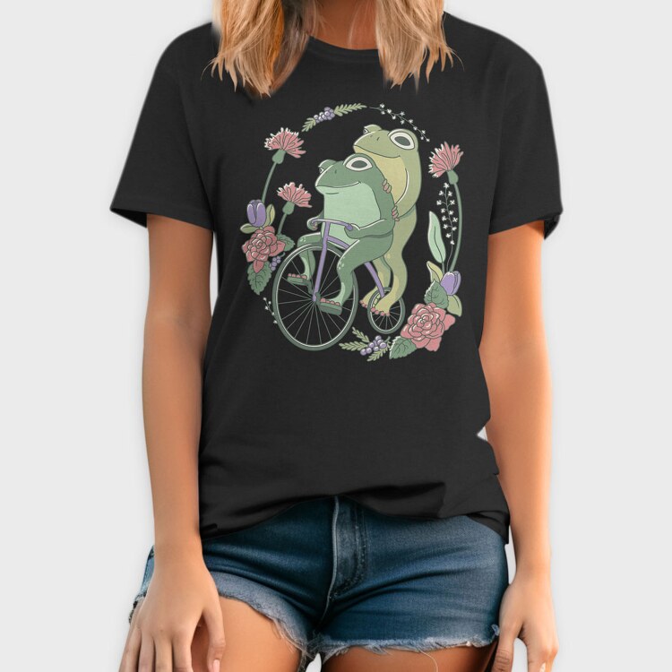 Cottagecore Frogs, Tricou Barbati (Unisex)