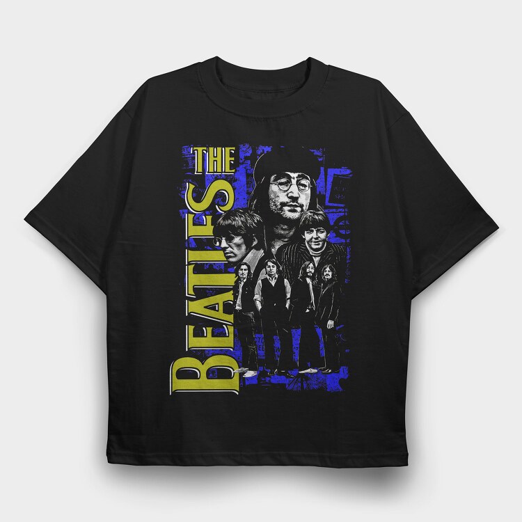 The Beatles 4, Tricou Oversize Barbati (Unisex)