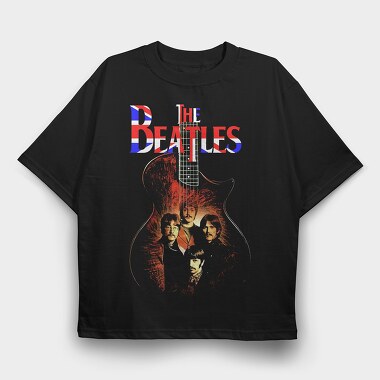 The Beatles, Tricou Oversize Barbati (Unisex)