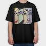 Villanas Disney Faces, Tricou Oversize Barbati (Unisex)