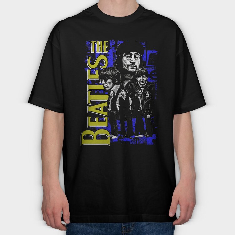 The Beatles 4, Tricou Oversize Barbati (Unisex)