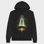 Bigfoot And Ufo, Hanorac Oversize Barbati (Unisex)