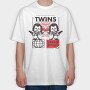 Twins 1, Tricou Oversize Barbati (Unisex)