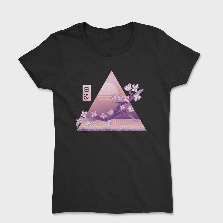 Cherry Blossom Vaporwave, Tricou Femei