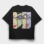Villanas Disney Faces, Tricou Oversize Barbati (Unisex)