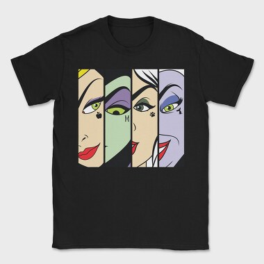 Villanas Disney Faces, Tricou Barbati (Unisex)