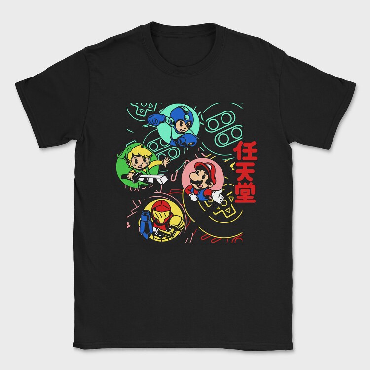 Video Game Multiple, Tricou Barbati (Unisex)