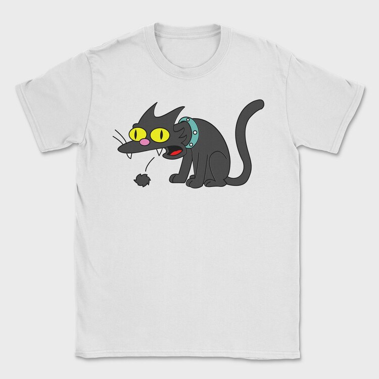 Vector Simpsons Cat, Tricou Barbati (Unisex)