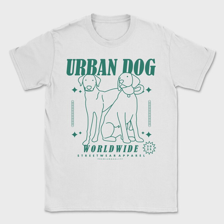 Urban Dog 2, Tricou Barbati (Unisex)