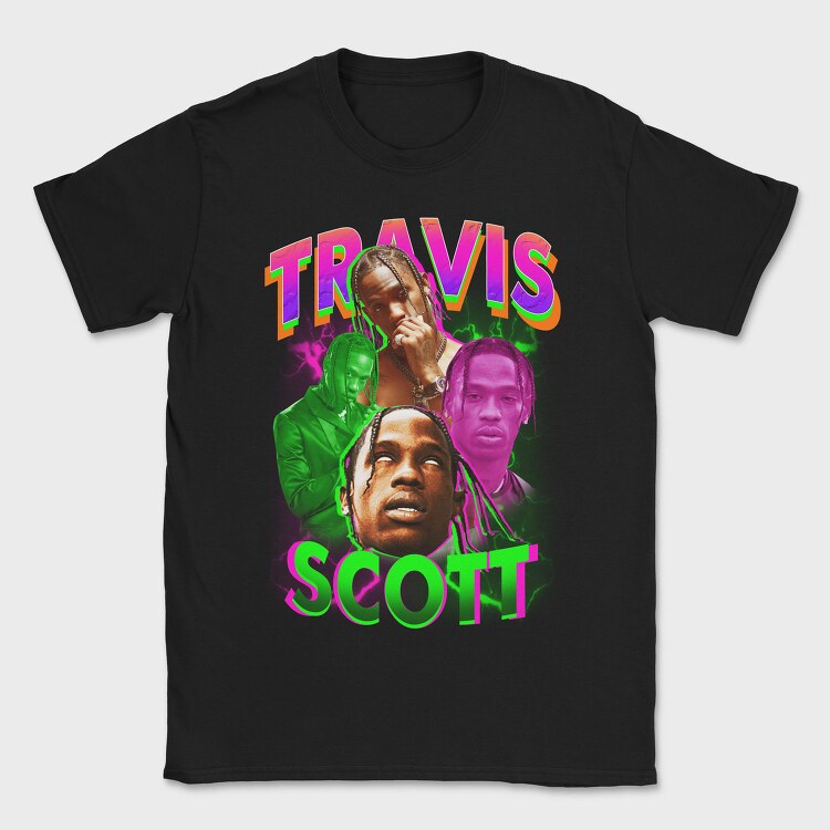 Travis Scott, Tricou Barbati (Unisex)