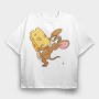 Tom and Jerry 9, Tricou Oversize Barbati (Unisex)