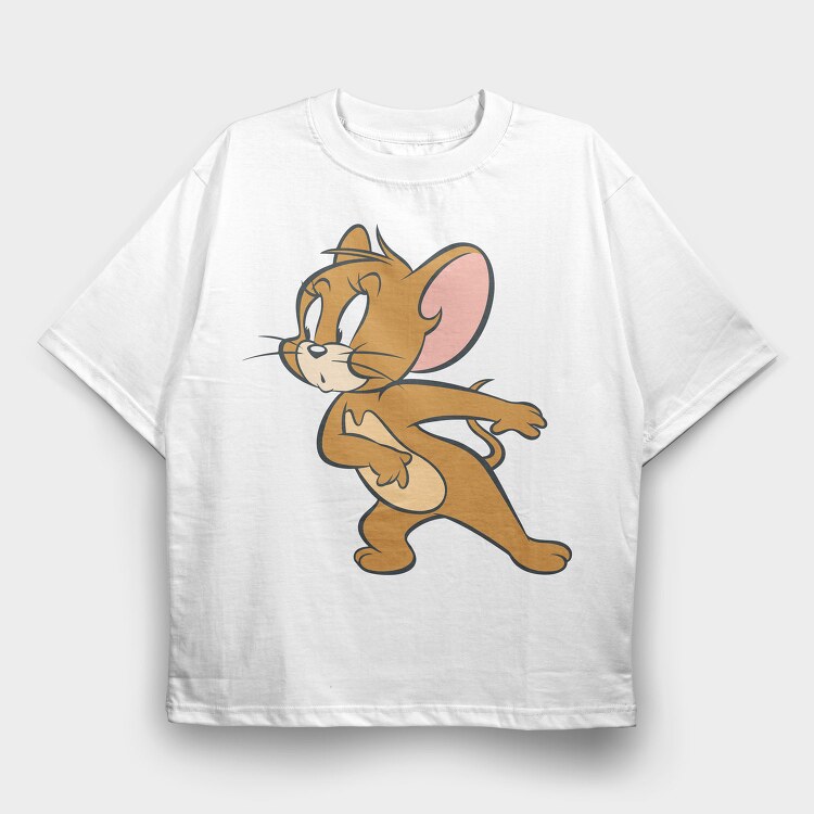 Tom and Jerry 8, Tricou Oversize Barbati (Unisex)