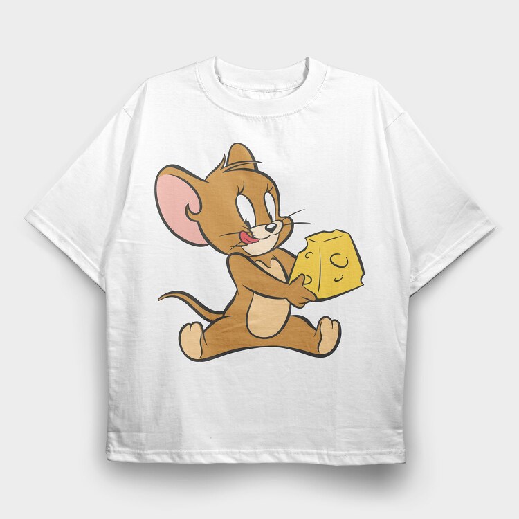 Tom and Jerry 7, Tricou Oversize Barbati (Unisex)