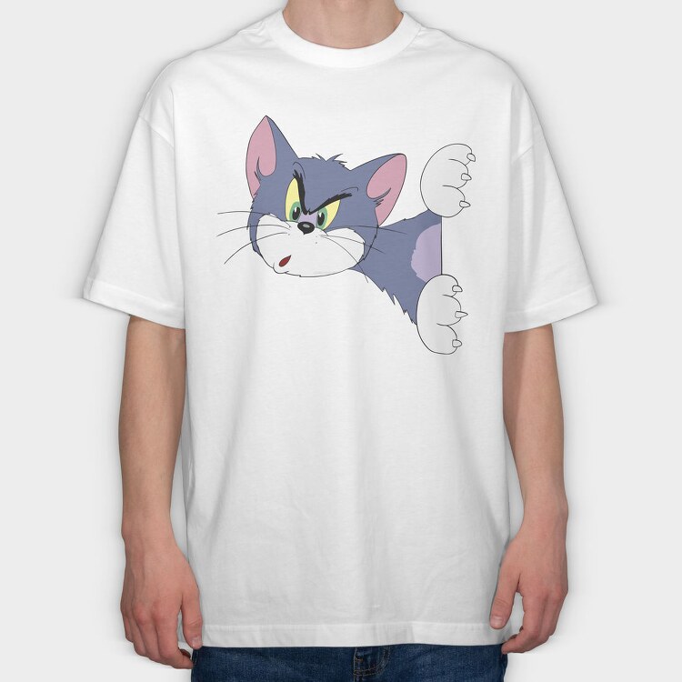 Tom and Jerry 13, Tricou Oversize Barbati (Unisex)
