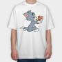 Tom and Jerry 19, Tricou Oversize Barbati (Unisex)