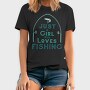 Just A Girl Who Loves Fishing, Tricou Barbati (Unisex)