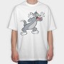 Tom and Jerry 12, Tricou Oversize Barbati (Unisex)