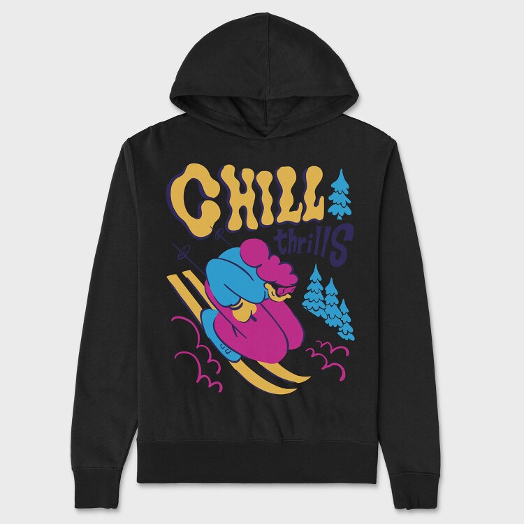 Chill Thrills Trend Winter, Hanorac Oversize Barbati (Unisex)