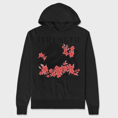 Chinese Dragon Strength Trend Within Balance, Hanorac Oversize Barbati (Unisex)