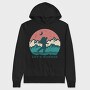 Adventure Wander Mountain Lets Wander, Hanorac Oversize Barbati (Unisex)