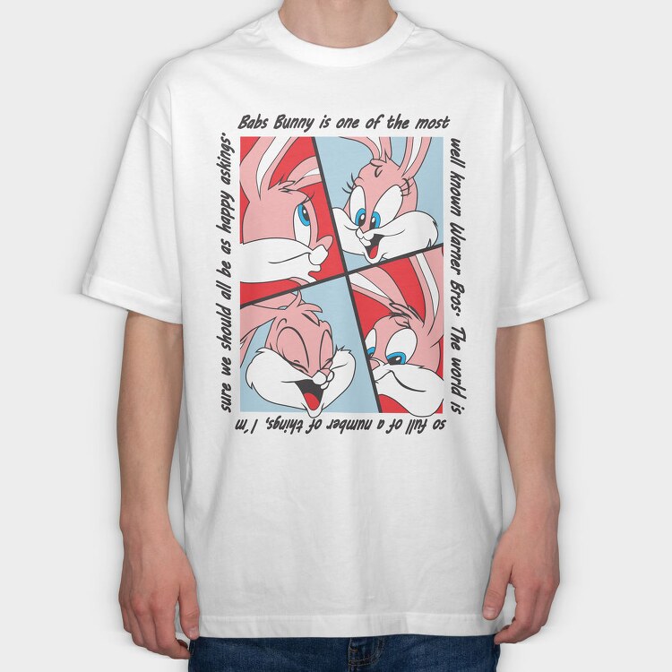 Tiny Toon 10, Tricou Oversize Barbati (Unisex)