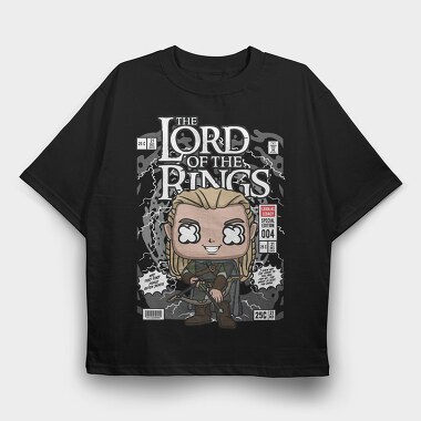 Legolas Lord Of The Rings, Tricou Oversize Barbati (Unisex)