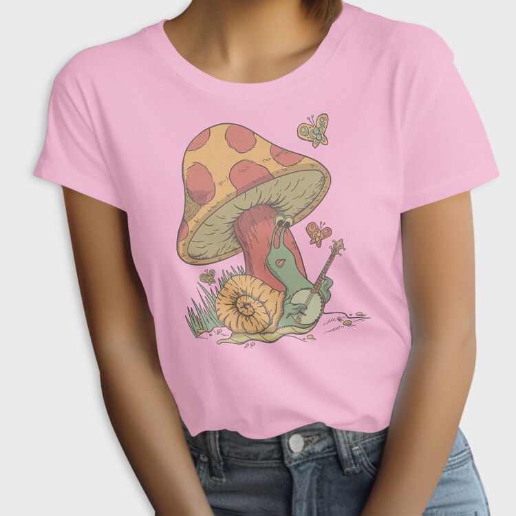 Cottagecore Snail, Tricou Femei