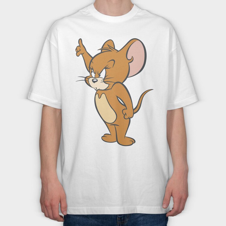 Tom and Jerry 15, Tricou Oversize Barbati (Unisex)