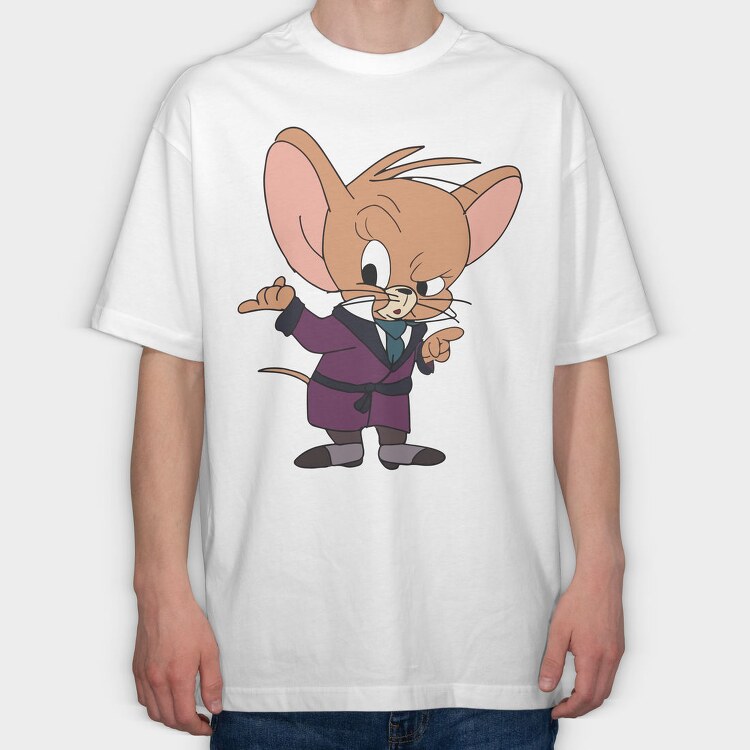 Tom and Jerry 20, Tricou Oversize Barbati (Unisex)