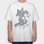 Tom and Jerry 14, Tricou Oversize Barbati (Unisex)