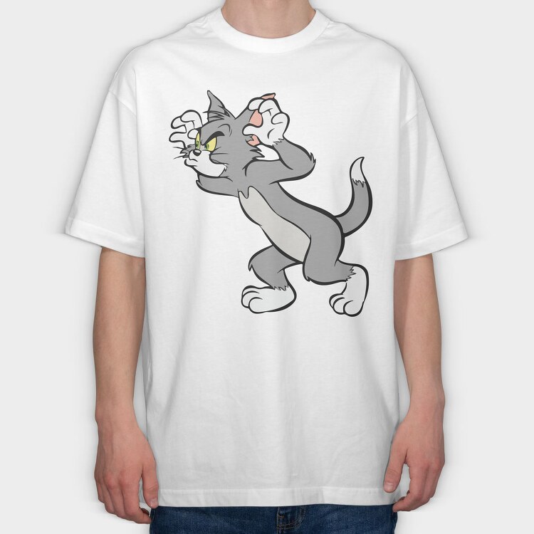 Tom and Jerry 2, Tricou Oversize Barbati (Unisex)
