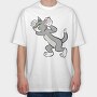 Tom and Jerry 2, Tricou Oversize Barbati (Unisex)