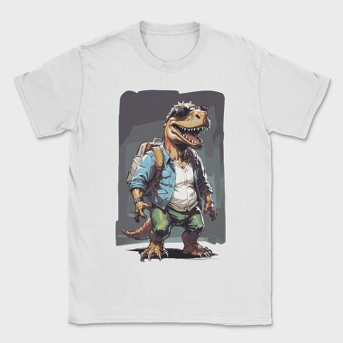 Adventurous Dinosaur T Rex, Tricou Barbati (Unisex)