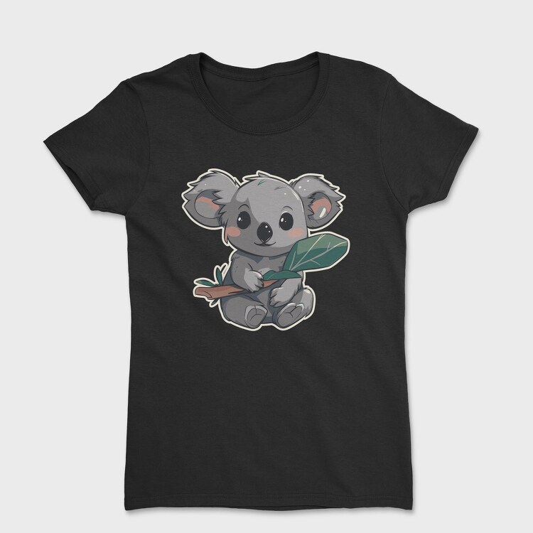 Cute Koala Australian Eucaliptus, Tricou Femei
