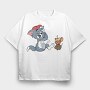 Tom and Jerry 23, Tricou Oversize Barbati (Unisex)