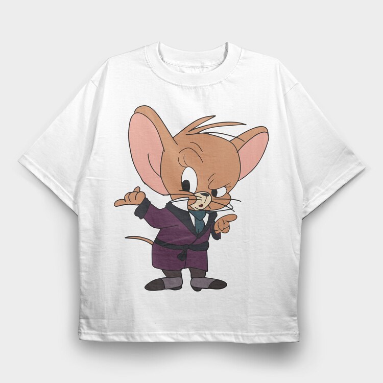Tom and Jerry 20, Tricou Oversize Barbati (Unisex)