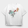 Tom and Jerry 17, Tricou Oversize Barbati (Unisex)