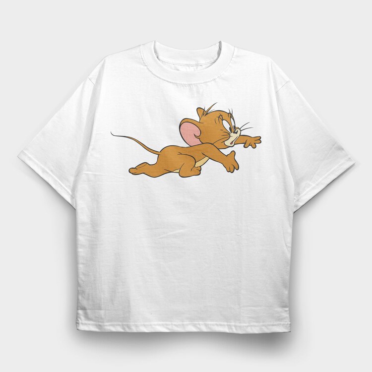 Tom and Jerry 16, Tricou Oversize Barbati (Unisex)