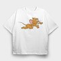 Tom and Jerry 16, Tricou Oversize Barbati (Unisex)
