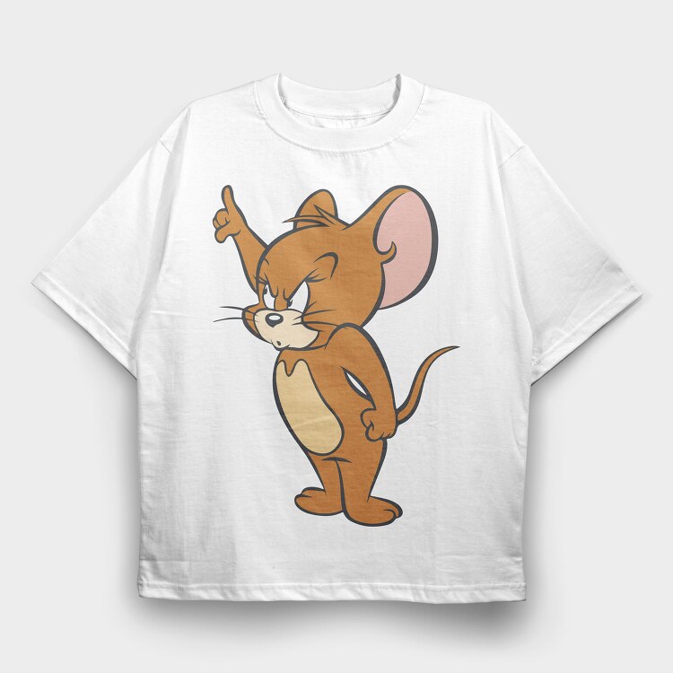 Tom and Jerry 15, Tricou Oversize Barbati (Unisex)
