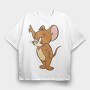 Tom and Jerry 15, Tricou Oversize Barbati (Unisex)