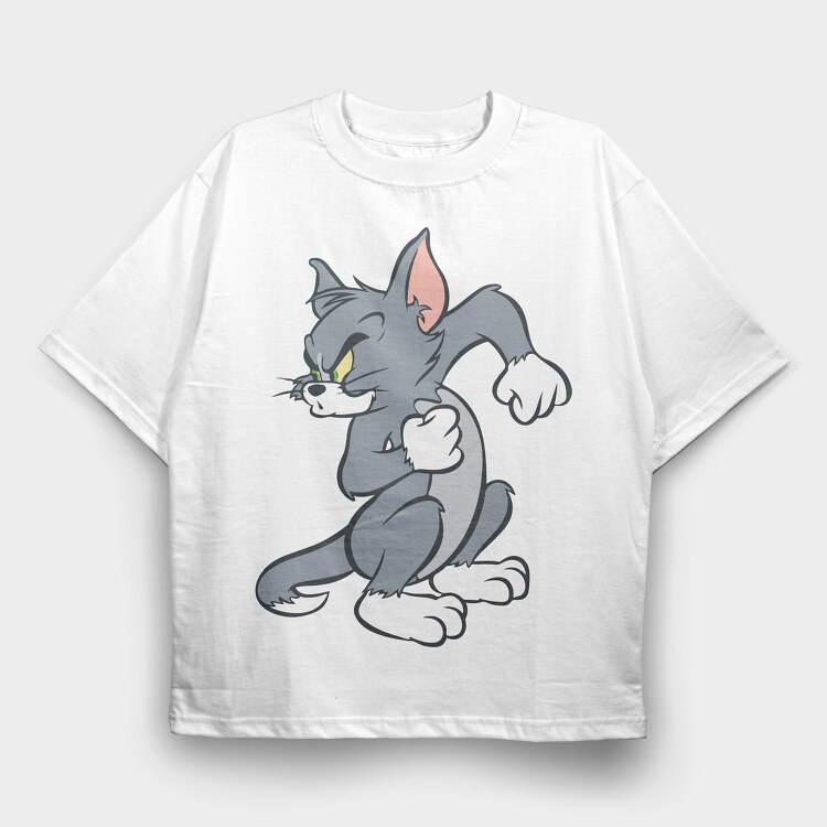 Tom and Jerry 14, Tricou Oversize Barbati (Unisex)