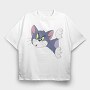 Tom and Jerry 13, Tricou Oversize Barbati (Unisex)