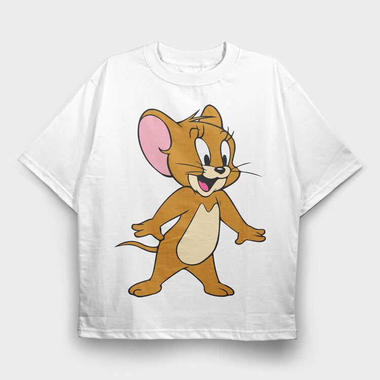 Tom and Jerry 10, Tricou Oversize Barbati (Unisex)