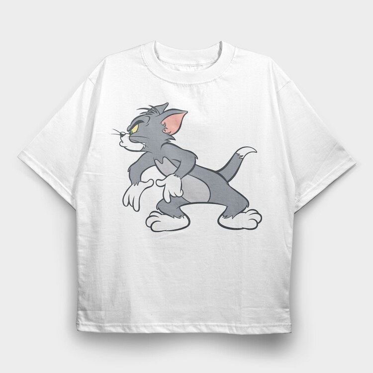 Tom and Jerry 1, Tricou Oversize Barbati (Unisex)