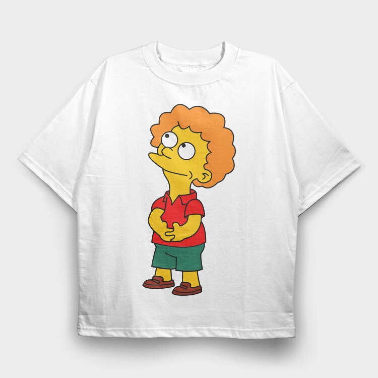 Todd Flanders 01, Tricou Oversize Barbati (Unisex)