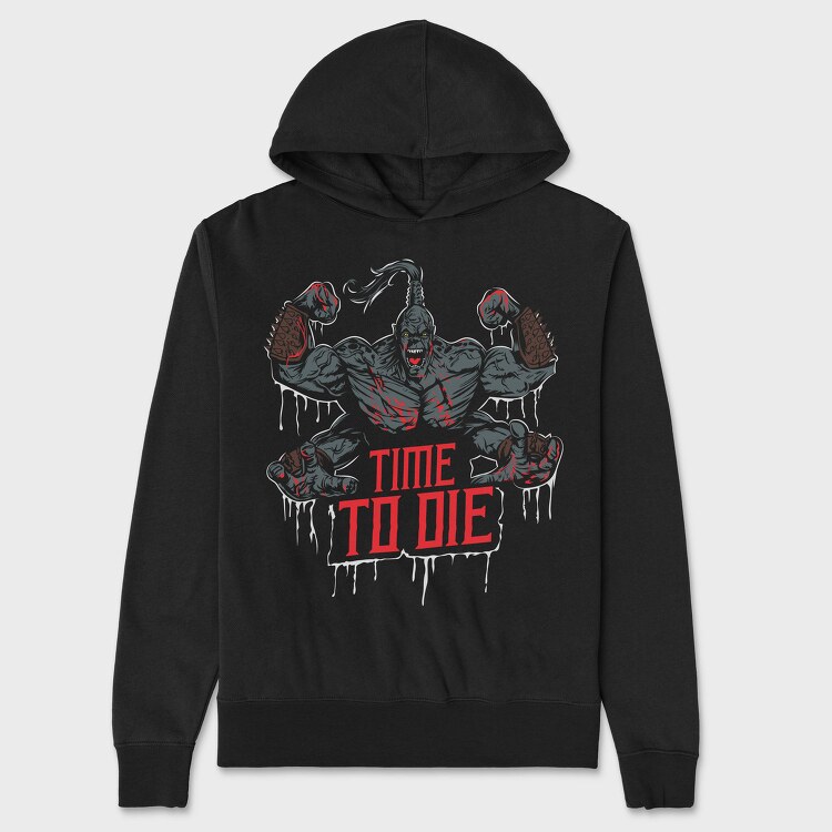 Time to Die Mortal Kombat, Hanorac Oversize Barbati (Unisex)