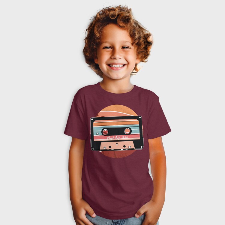 Vintage Cassette Design, Tricou Copii